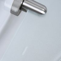 Стеклянная полка WasserKRAFT Tauber K-64424 Никель — фото 4, Полки для ванной и душа