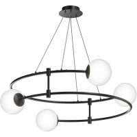 Подвесной светильник Maytoni Modern Balance MOD317PL-04B Белый Черный — фото 1, Подвесные светильники