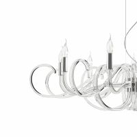 Люстра Maytoni Modern Atlanta MOD051PL-09TR Прозрачная Хром — фото 2, Люстры