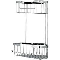 Полка корзина Frap F351-1 угловая Хром — фото 1, Полки для ванной и душа