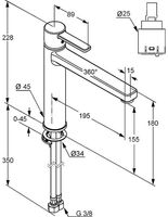 Смеситель для кухни Kludi Zenta 389730575 Хром — фото 5, Смесители для кухни