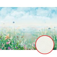 Фреска Ortograf Aurora 34098 Фактура флок FLK Флизелин (4*3) Разноцветный, Пейзаж/Цветы арт-34098 (флок FLK) — фото 1, Фрески