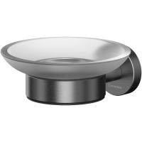 Мыльница Whitecross Ergo gunmetal ER2220GM Оружейная сталь — фото 1, Мыльницы