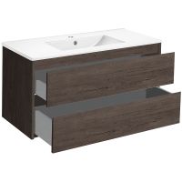 Тумба под раковину Vincea Gio 100 VMC-2G100RO подвесная R.Oak — фото 3, Тумбы под раковину