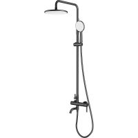 Душевая система Splenka S221.24.09 Графит матовый — фото 1, Душевые стойки