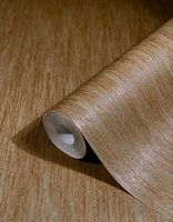 Обои Marburg Natural Opulence 33242 Винил на флизелине (0,7*10,05) Коричневый/Серый, Однотонные/Линии — фото 2, Обои для стен