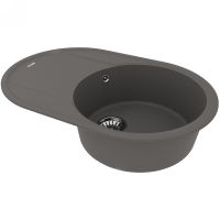 Кухонная мойка Lemark Lacha 720 9910059 Серый шелк — фото 2, Кухонные мойки