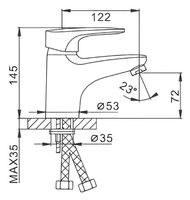 Товар: Смеситель для раковины Frap H68 F1068 Хром - фото 10 Смеситель для раковины Frap H68 F1068 Хром — фото 10, Смесители