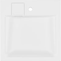 Раковина Paola Siena 60x60 на стиральную машину Белая глянцевая — фото 5, Раковины