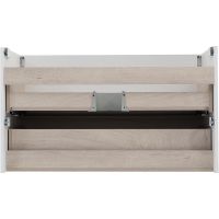 Тумба под раковину Aquanet Ирис new 100 339280 подвесная Белый глянец — фото 10, Мебель для ванной