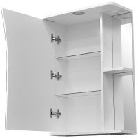 Товар: Зеркальный шкаф Stella Polar Волна Винчи 50 SP-00000033 с подсветкой Белый - фото 3 Зеркальный шкаф Stella Polar Волна Винчи 50 SP-00000033 с подсветкой Белый — фото 3, Мебель для ванной