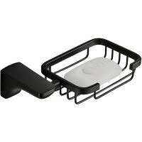 Мыльница CeramaLux Monelli 70005 Черная матовая — фото 1, Мыльницы