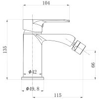 Товар: Смеситель для биде beWash Bliss BVMM0BD123 Хром - фото 2 Смеситель для биде beWash Bliss BVMM0BD123 Хром — фото 2, Смесители