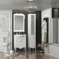 Товар: Зеркало Opadiris Брунелла 65 00-00005981 Белое матовое - фото 6 Зеркало Opadiris Брунелла 65 00-00005981 Белое матовое — фото 6, Мебель для ванной