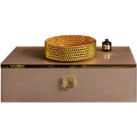 Тумба под раковину Boheme Armadi Art Lucido 100 770-100-Rose подвесная Пыльная роза — фото 1, Мебель для ванной