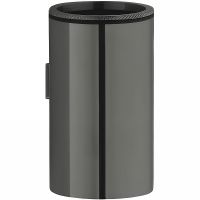 Стакан для зубных щеток Boheme Uno 10974-SGM Оружейная сталь глянцевая — фото 1, Мыльницы