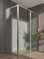 Товар: Душевой уголок Orange 160x80 E23-16080TCR профиль Хром стекло прозрачное - фото 4 Душевой уголок Orange 160x80 E23-16080TCR профиль Хром стекло прозрачное — фото 4, Душевые уголки