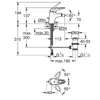 Смеситель для биде Grohe Eurostyle 33565003 Хром — фото 3, Смесители для биде