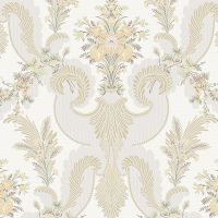 Обои LOYMINA La Belle Epoque BQ4 002 Винил на флизелине (1*10,05) Бежевый/Серый, Дамаск/Цветы — фото 1, Обои для стен