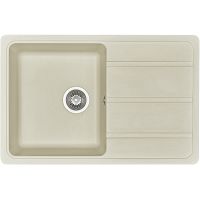 Кухонная мойка Aquaton Аманда 78 1A712832AD240 Жемчуг — фото 1, Кухонные мойки