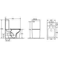 Товар: Унитаз компакт WeltWasser Gelbach 001 ST GL-WT 10000006090 Белый глянец с бачком и сиденьем Микролифт - фото 3 Унитаз компакт WeltWasser Gelbach 001 ST GL-WT 10000006090 Белый глянец с бачком и сиденьем Микролифт — фото 3, Унитазы