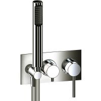 Смеситель для душа Webert Elio EL860512345 Никель — фото 1, Смеситель для душа