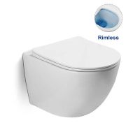 Комплект унитаза Vincea Globo VT1-14S с инсталляцией Berges Novum L5 040215 с сиденьем Микролифт и Черной матовой клавишей смыва — фото 3, Комплекты унитаз + инсталляция