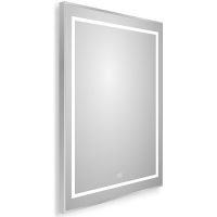 Зеркало BelBagno Kraft 60 SPC-KRAFT-600-800-LED-TCH-WARM с подсветкой Сатин с сенсорным выключателем и подогревом — фото 2, Зеркала в ванную комнату