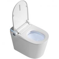 Унитаз биде Abber Bequem AC1117S приставной с сиденьем Микролифт — фото 5, Умные унитазы