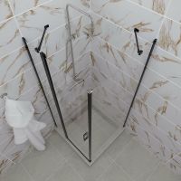 Товар: Душевой уголок Triton Йота-Блэк 90х90 Щ0000054032 профиль Черный стекло прозрачное - фото 6 Душевой уголок Triton Йота-Блэк 90х90 Щ0000054032 профиль Черный стекло прозрачное — фото 6, Душевые уголки