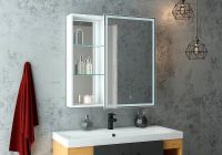 Зеркальный шкаф Континент Aperio LED 80 R МВК007 с подсветкой Белый — фото 11, Зеркальные шкафы в ванную