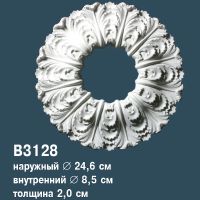 Товар: Розетка потолочная Перфект B3128 246x20x246 мм - фото 2 Розетка потолочная Перфект B3128 246x20x246 мм — фото 2, Розетки потолочные