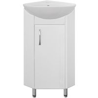 Тумба под раковину Style Line Веер 30 Белый глянец — фото 1, Тумбы под раковину