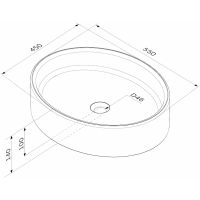 Товар: Раковина-чаша AM.PM Func 55 M8FWCC20550WG Белая - фото 8 Раковина-чаша AM.PM Func 55 M8FWCC20550WG Белая — фото 8, Раковины накладные