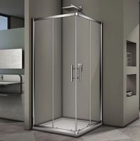 Товар: Душевой уголок Veconi Rovigo RV-29 90x90 RV29-90K-01-19C3 профиль Хром стекло прозрачное - фото 2 Душевой уголок Veconi Rovigo RV-29 90x90 RV29-90K-01-19C3 профиль Хром стекло прозрачное — фото 2, Квадратные душевые уголки