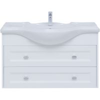 Товар: Тумба под раковину Aquanet Монте 85 303998 подвесная Белая матовая - фото 3 Тумба под раковину Aquanet Монте 85 303998 подвесная Белая матовая — фото 3, Мебель для ванной