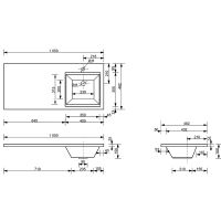 Товар: Тумба с раковиной Эстет Dallas Luxe 105 R ФР-00009674 подвесная Белая - фото 8 Тумба с раковиной Эстет Dallas Luxe 105 R ФР-00009674 подвесная Белая — фото 8, Тумбы с раковиной