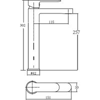 Товар: Смеситель для раковины Aquanet Passion AF300-11B Черный арт-243294 - фото 5 Смеситель для раковины Aquanet Passion AF300-11B Черный арт-243294 — фото 5, Смесители для раковины