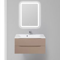 Тумба под раковину BelBagno Marino 90 MARINO-900-2C-SO-CL-P подвесная Capucino Lucido — фото 2, Тумбы под раковину