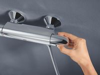 Товар: Смеситель для душа Grohe Grohtherm 1000 New 34151004 с термостатом Хром - фото 4 Смеситель для душа Grohe Grohtherm 1000 New 34151004 с термостатом Хром — фото 4, Душевые гарнитуры на штанге
