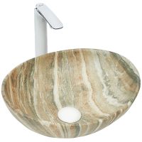 Раковина-чаша WeltWasser Elbach 3078 M804 41 10000004549 Мрамор — фото 1, Раковины накладные