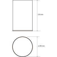 Ведро для мусора Bemeta Hotel 115115035 Хром матовый — фото 2, Мусорные ведра