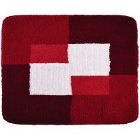 Коврик для ванной комнаты Ridder Coins 55x50 7103806 Красный — фото 1, Коврики для ванной комнаты