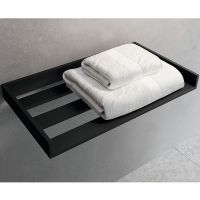 Полка для полотенец Novellini Kuadra R90AKFPA-H Черная матовая — фото 1, Полки для полотенец