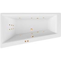 Акриловая ванна Excellent Sfera 170x100 L WAEX.SFL17.LINE.GL с гидромассажем — фото 1, Ванны