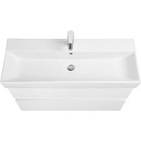 Тумба под раковину Roca Oleta 100 A857641806 подвесная Белый глянец — фото 2, Тумбы под раковину