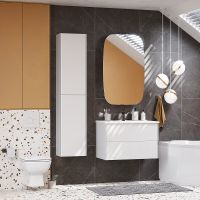 Товар: Тумба под раковину Aquaton Сохо 75 1A258101AJ010 подвесная Белая глянцевая - фото 6 Тумба под раковину Aquaton Сохо 75 1A258101AJ010 подвесная Белая глянцевая — фото 6, Мебель для ванной