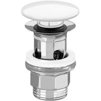 Донный клапан Villeroy&Boch 8L033401 click-clack Альпийский белый — фото 1, Донные клапаны