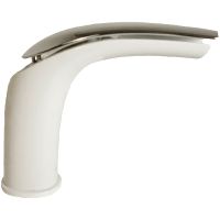 Смеситель для раковины Webert Aria AI832001844 Белый глянец Хром — фото 1, Смесители для раковины