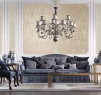 Обои Milassa Swan SW3 002/3 Флизелин (1*10,05) Бежевый, Дамаск — фото 2, Обои для стен